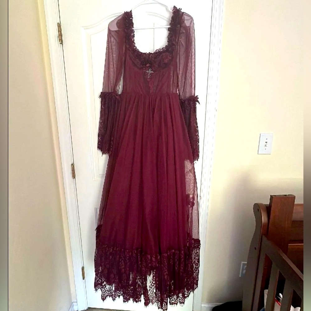 Dancing w death maxi dress